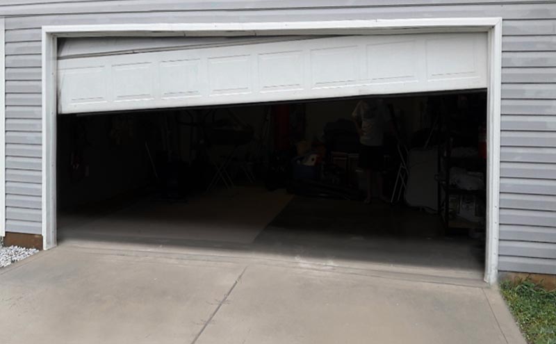 Any off-track garage door is in a precarious position and could come crashing down at any moment. Loose cables, frozen rollers and even spring issues could be causing this problem, if not by a vehicle striking the door. Stay safe can call us at 253-210-0128 or 206-407-3768 for emergency repairs.